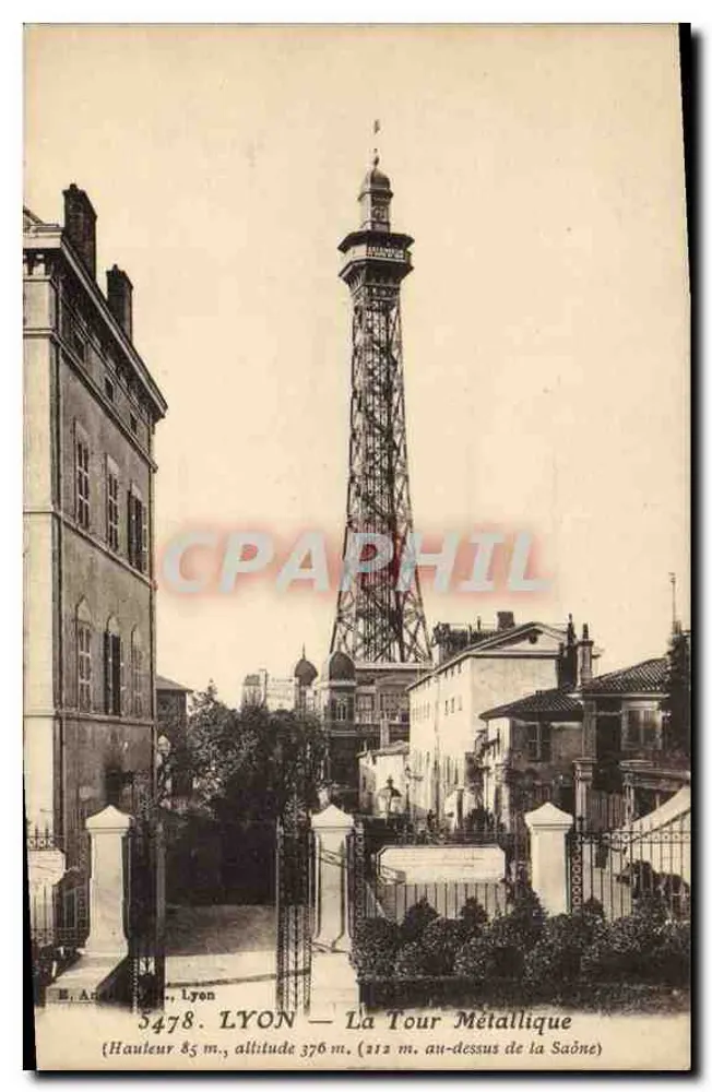 LYON — A Torre Metálica — M. An (editor) n° 5478 - Frente