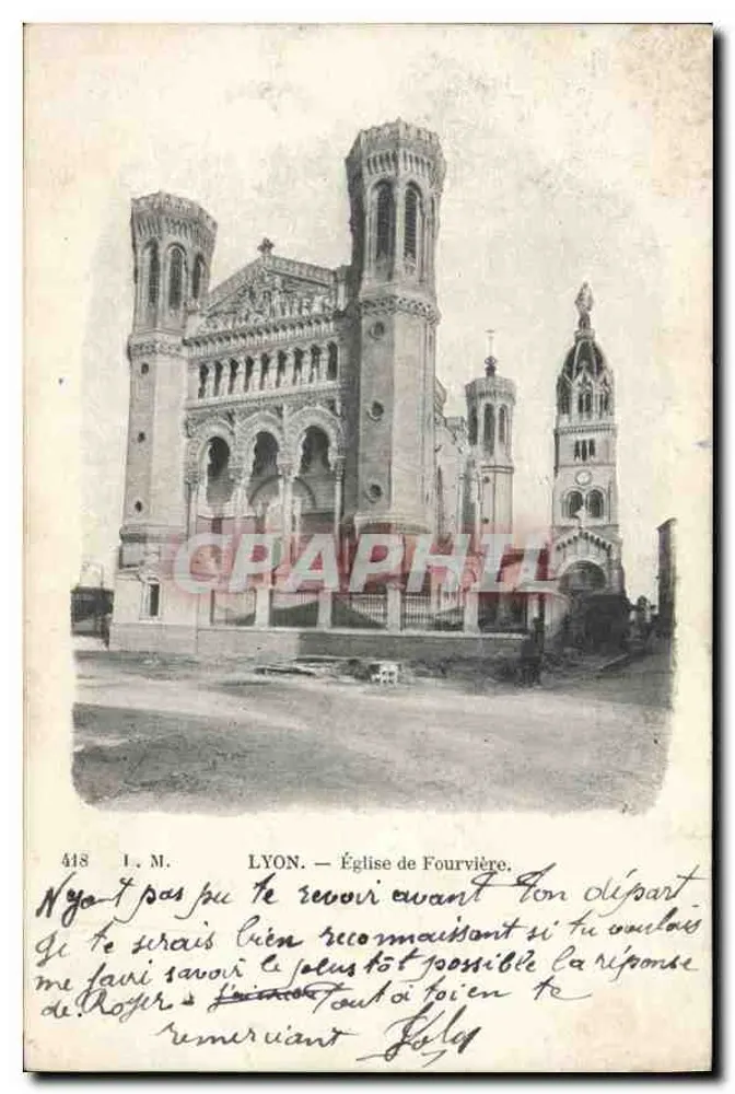 Lyon — Igreja de Fourvière — I. M. n° 418 - Frente