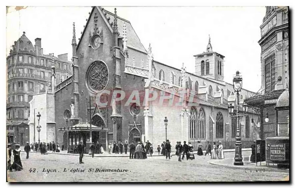 Lyon. A Igreja de Saint-Bonaventure — L.V. KOS, n°42 - Frente