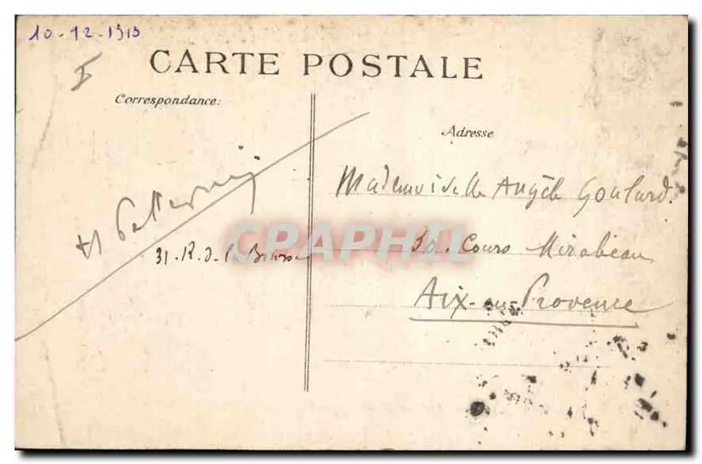 LYON — Altere Manécanterie (10. Jahrhundert), gegenüber der Kathedrale — Verlag nicht sichtbar, Seriennummer nicht lesbar - Rückseite