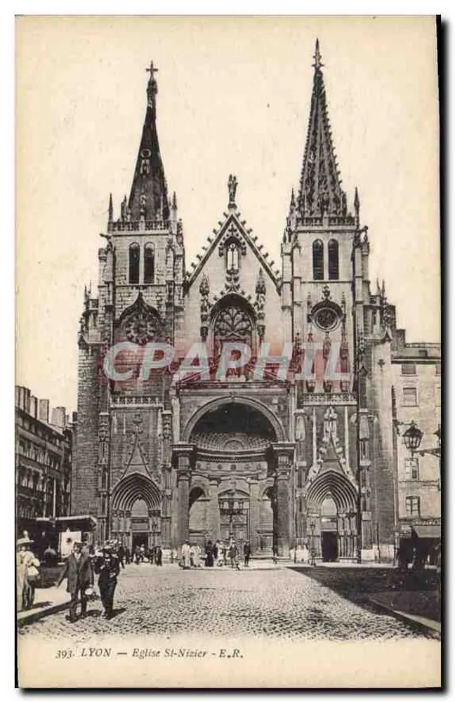 LYON — Igreja de São Nizier — E.R. - Frente