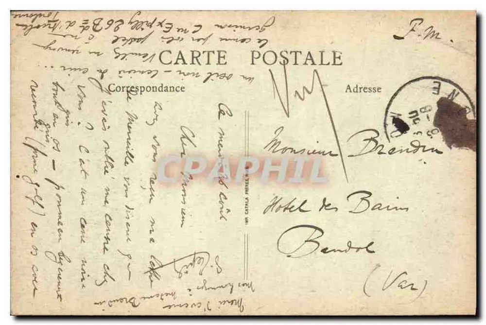 Lyon — Brücke Wilson, eingeweiht am 14. Juli 1918 — unbekannter Verleger, Nr. 398 - Rückseite
