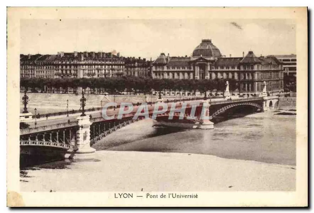 LYON — Ponte da Universidade — Edição H. Doucet - Frente