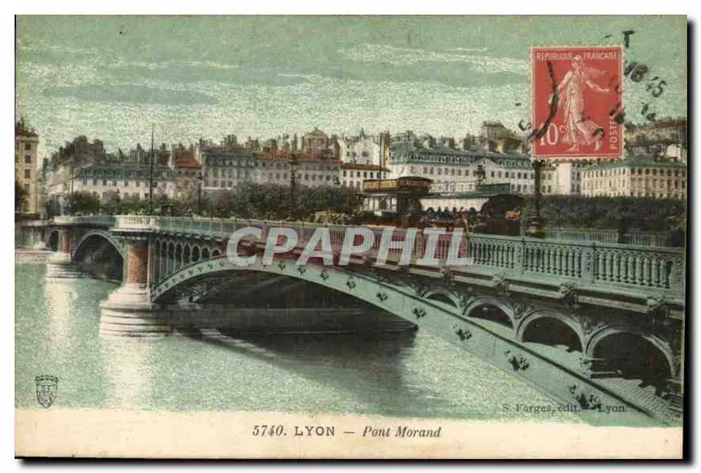 LYON — Ponte Morand — S. Farges, editor Lyon, n° 5740 - Frente