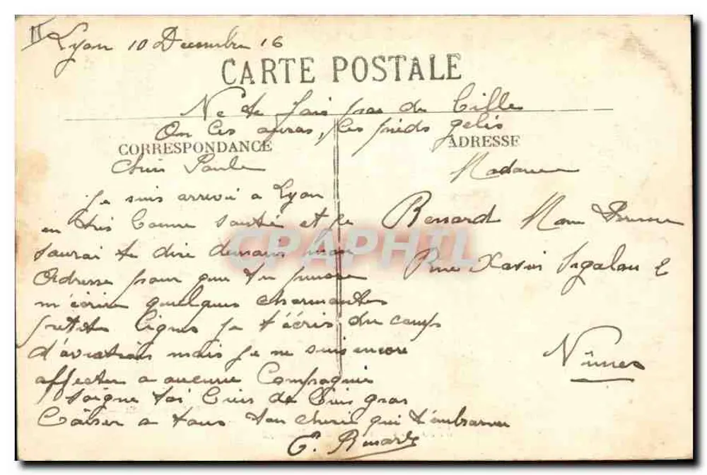 LYON — Ponte Morand — S. Farges, editor Lyon, n° 5740 - Verso