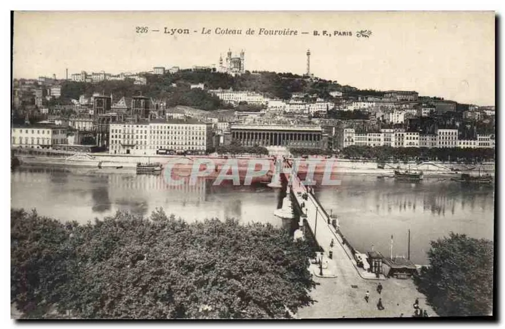 Lyon - O Coteau de Fourvière — B.F., Paris, n°226 - Frente
