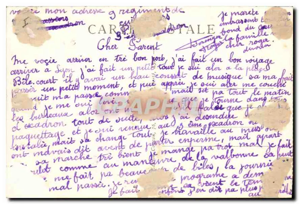 LYON — A fonte Bartholdi - Verso