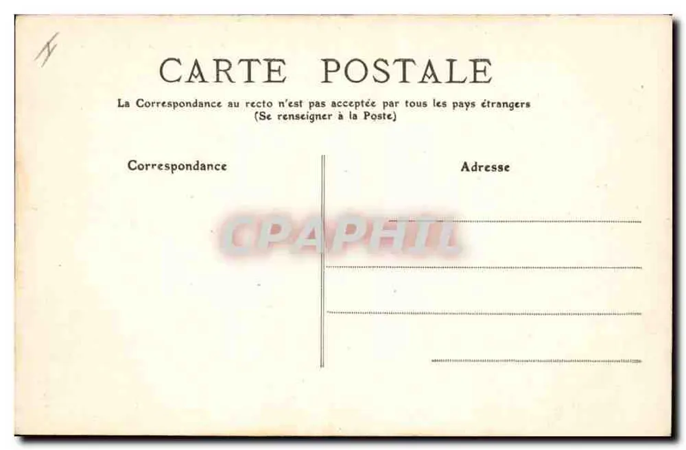 LYON — Hotel de Ville — editor não visível, n° de série 48 - Verso