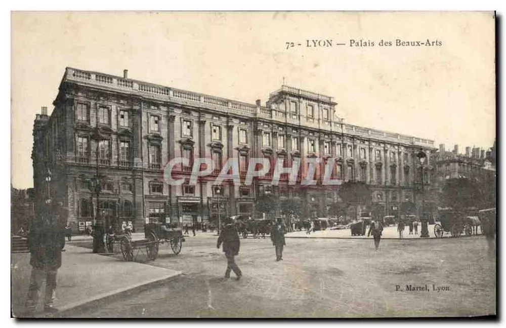LYON — Palácio dos Belos-Artes — P. Martel, Lyon, n°72 - Frente