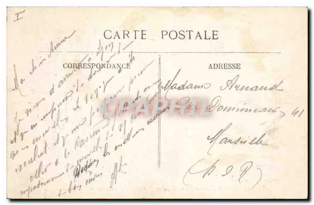 LYON - Palais des Arts - Museumsgarten - Die Fontäne — S. Fargeot, n° 5280 - Rückseite