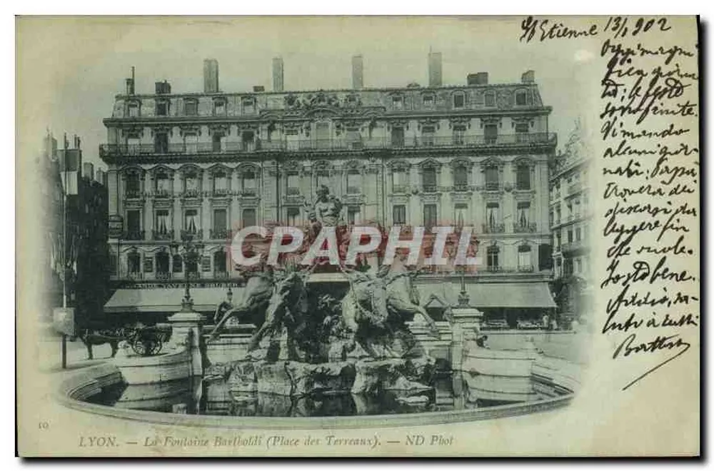 LYON — La Fontaine Bastiboli (Place des Terreaux) — ND Phot - Vorderseite