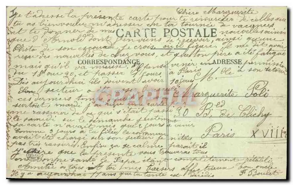 LYON — Fontaine Bartholdi — E.R. n°253 - Verso