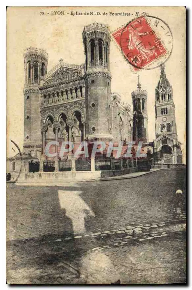 LYON - Igreja N.-D. de Fourvières - H. 73 - Frente