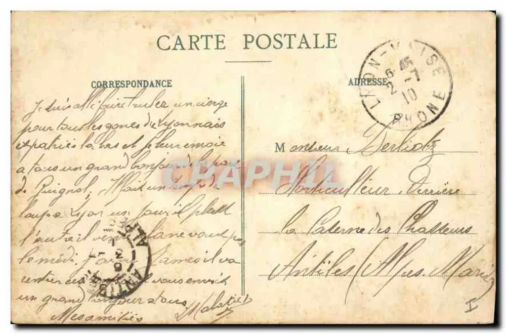 LYON - Igreja N.-D. de Fourvières - H. 73 - Verso