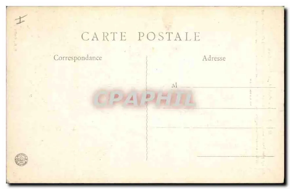 Lyon - Catedral de São João — transição romano-gótica — B. F., Paris - Verso