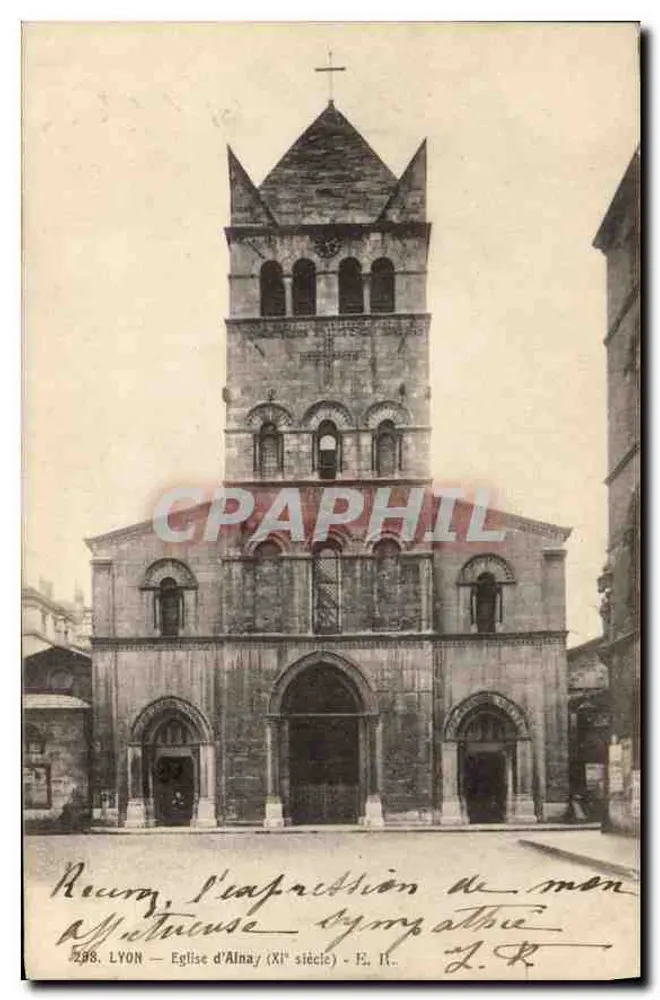 Lyon — Katedra Alma (XI wiek) — E. R. - Awers