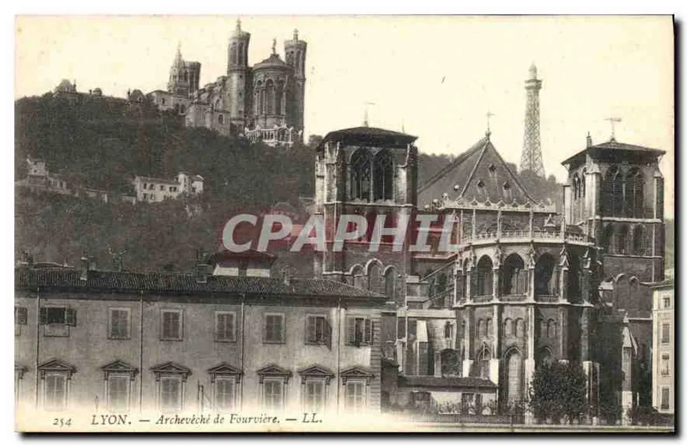 LYON — Arquiepiscopado de Fourvière — LL. — n° 254 - Frente