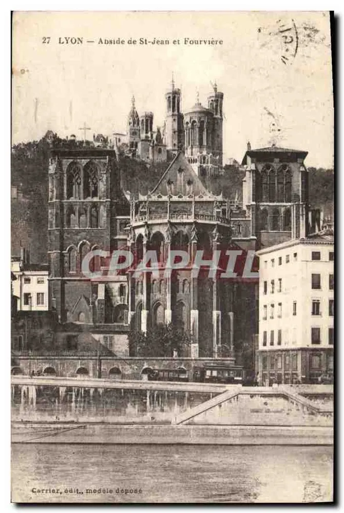 LYON — Abside de St-Jean et Fourvière - Frente