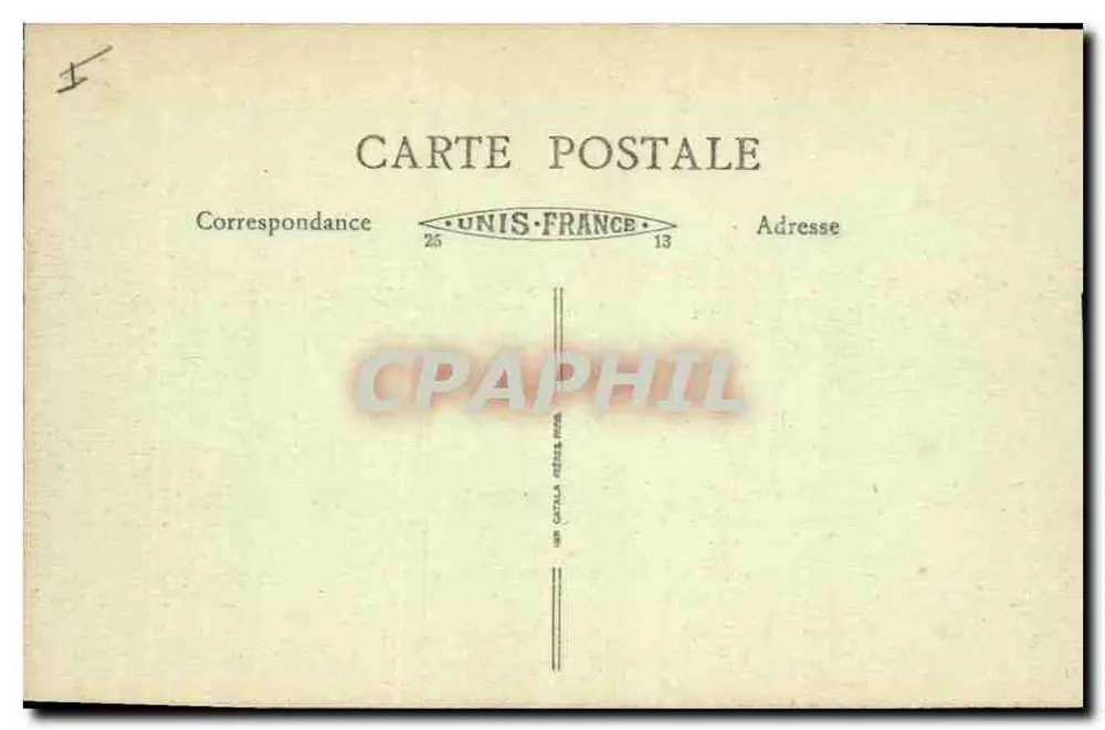 LYON - Universitätbrücke und Fakultät für Literatur und Wissenschaften — Verlag UNIS-FRANCE, n° 25 - Rückseite