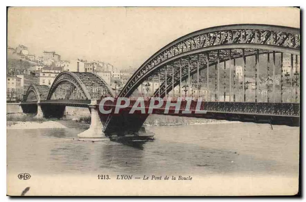 LYON — O Ponte da Boucle — Editor B.D. n° 1213 - Frente