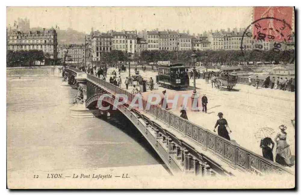 LYON — O Ponte Lafayette — LL. - Frente