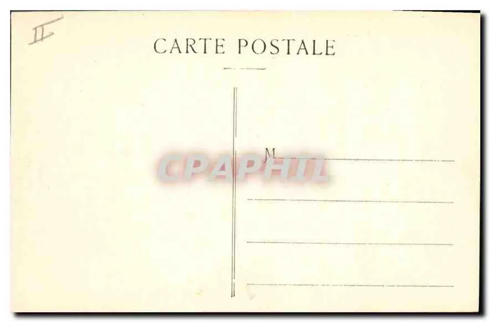 LYON — Conflito do Rio Rhône e da Saône — Editor: Veuve Lyon, n° 5042 - Verso