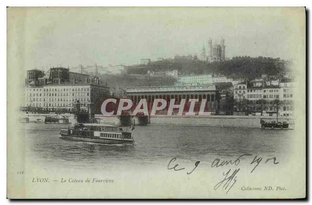 LYON — O Coteau de Fourvière — Coleções ND. Fot. n°116 - Frente