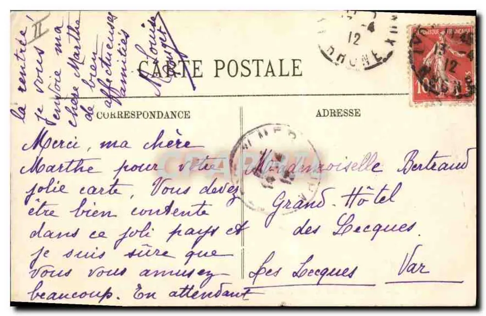 LYON — Ansicht der Saône, aufgenommen von Serin — LL. — n°62 - Rückseite