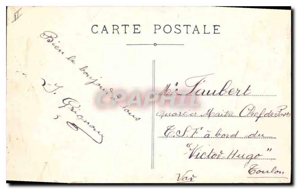 LYON — Brücke des Palasts der Gerechtigkeit und Fourvières-Hügel — E. R. n°133 - Rückseite