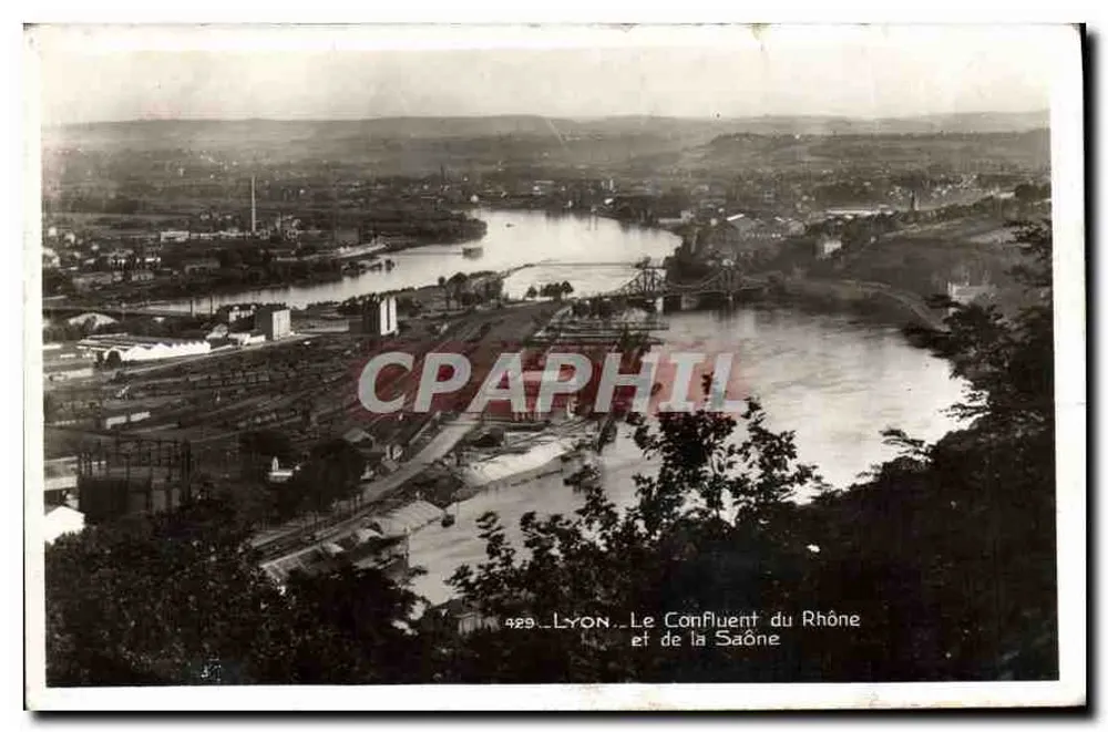 LYON. O Conflito do Rio Rhône e da Saône — Edição Cigogne - Frente