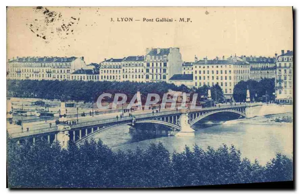 LYON — Ponte Galliéni — M.F. n°3 - Frente
