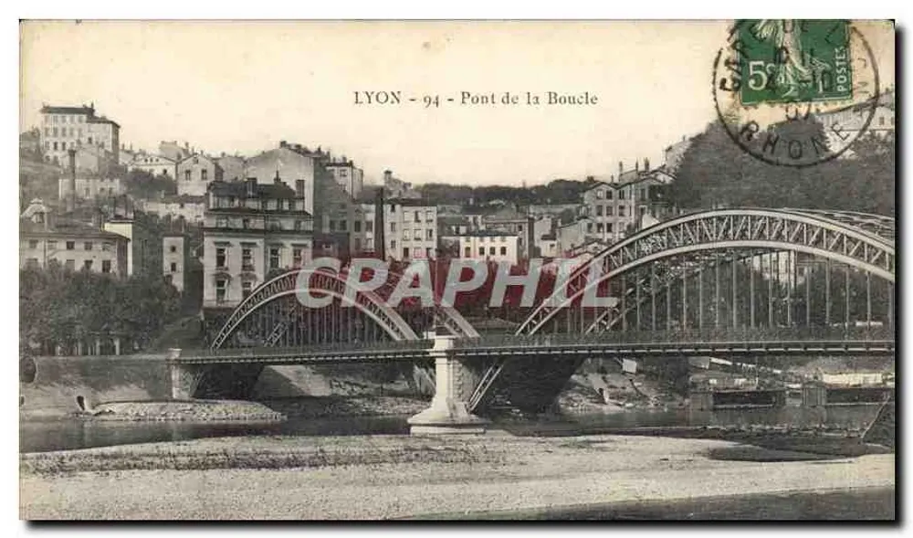 LYON - 94 - Ponte da Boucle — editor não visível, número de série não legível - Frente