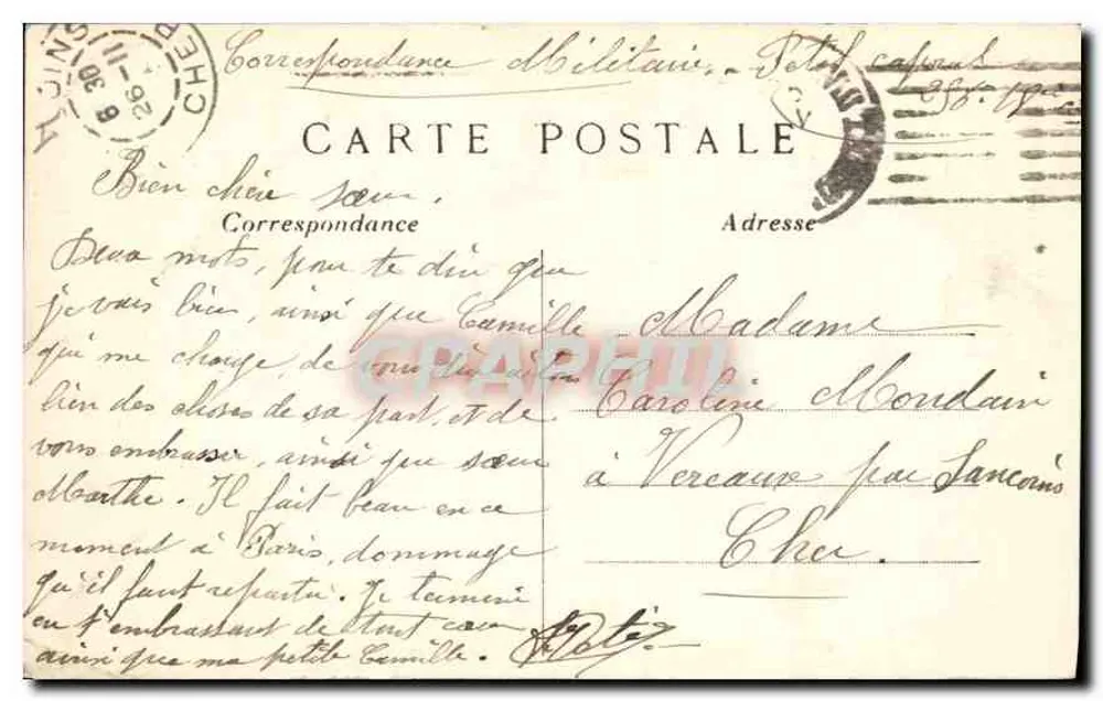 Die Basilika des Heiligen Herzens — Paris 18. Arrondissement — Verlag C.M., n° 139 - Rückseite