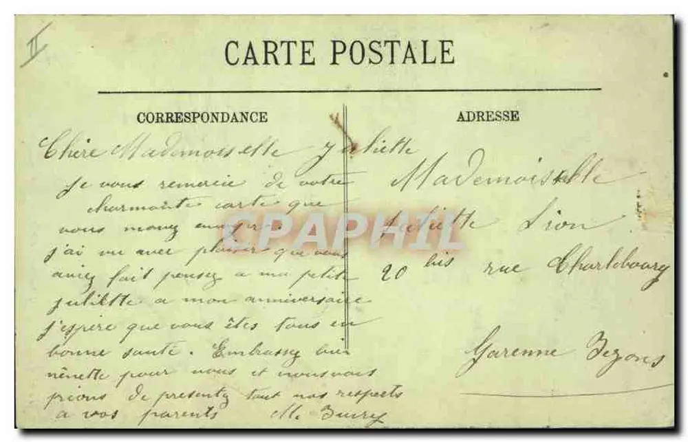Paris (XVIIIe) — A Sacré-Cœur — LL. — 774 - Verso