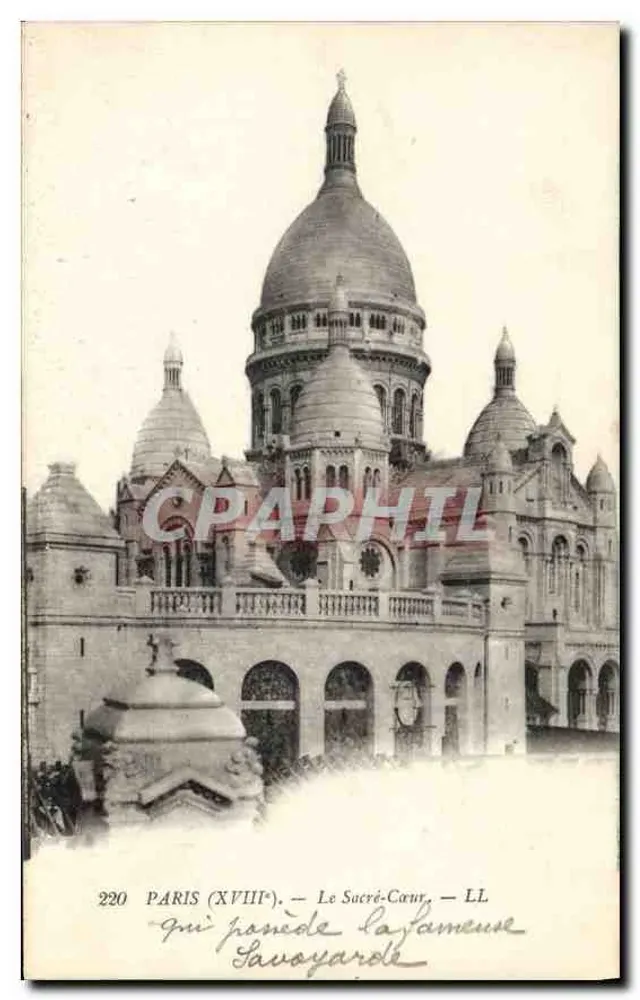 O Sacré-Cœur — Paris (XVIIIe) — Sauvayarde LL - Frente