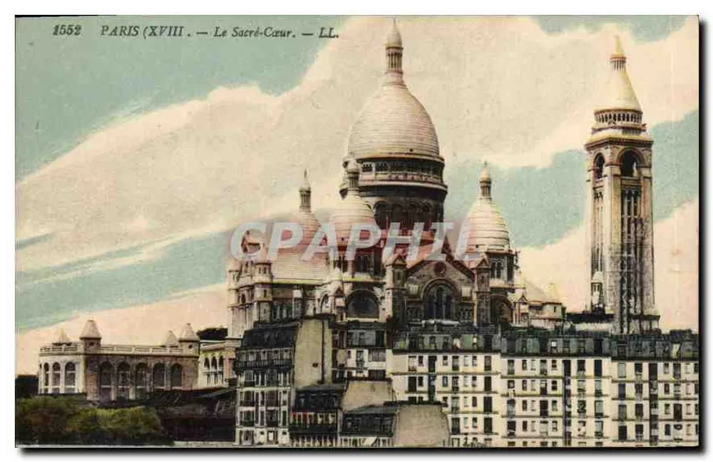 Paris (XVIII) — O Sagrado Coração — LL. — 1552 - Frente