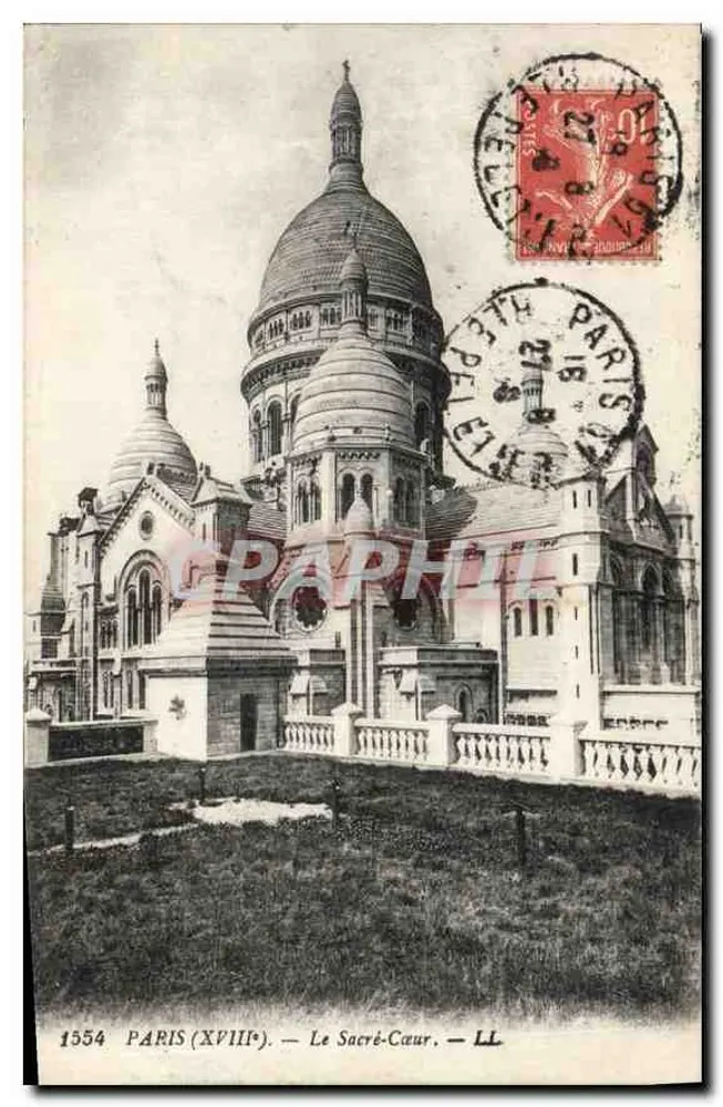 París (XVIII) — El Sagrado Corazón — LL - Anverso