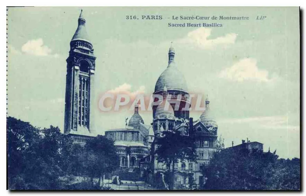 Paris — Das Sacré-Cœur von Montmartre — LIP, n°316 - Vorderseite