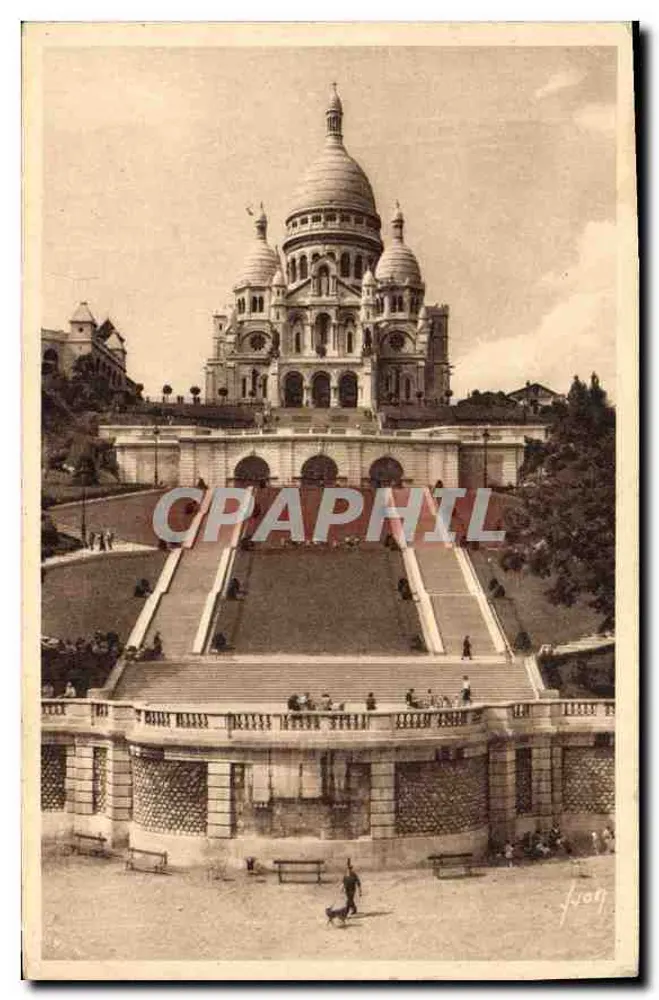 Das Heilige Herz von Montmartre — Panoramablick — J. Joff, n° H.753 - Vorderseite