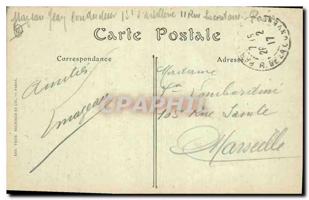 PARIS — Der Funicular und das Sacré-Cœur — ND. Phot. - Rückseite
