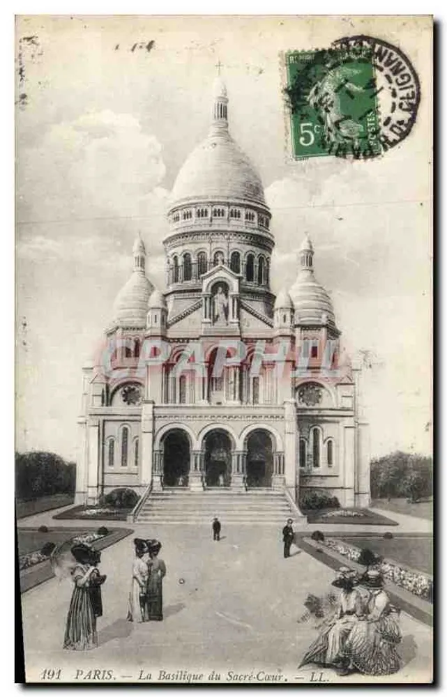 Paris — A Basílica do Sagrado Coração — LL. n° 491 - Frente