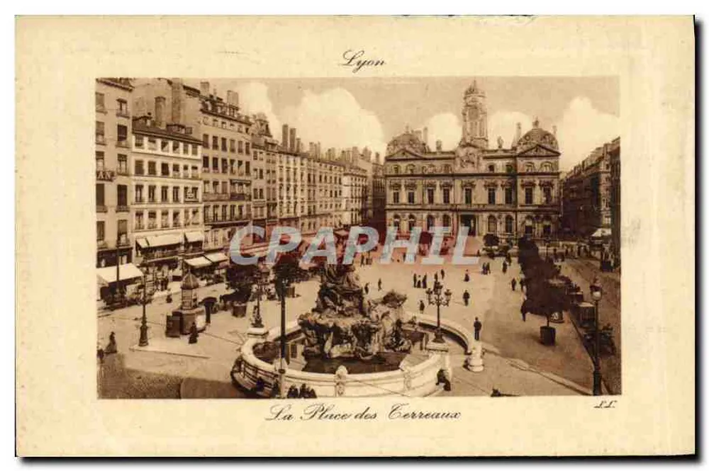 A Praça dos Correaux — Lyon — editor LL - Frente