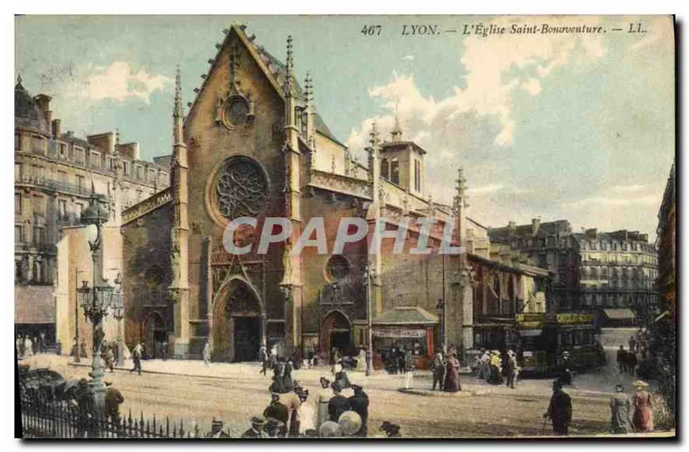 Lyon — A Igreja de São Bonaventura — LI.. — n° 467 - Frente