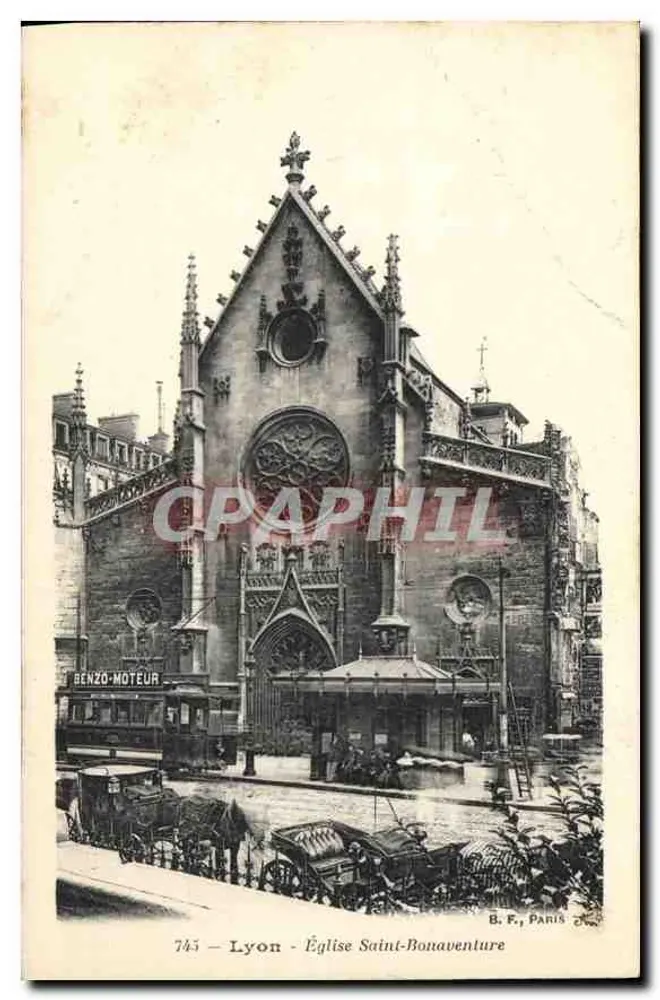 Lyon - Igreja de São Bonaventura — B. F., Paris, n° 745 - Frente