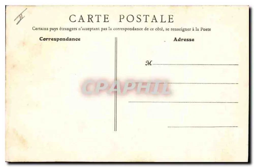 Lyon - Igreja de São Bonaventura — B. F., Paris, n° 745 - Verso