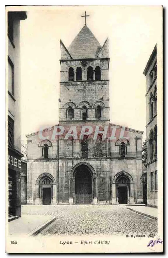 Lyon — Igreja de Ainay — B. K., Paris, n° 695 - Frente