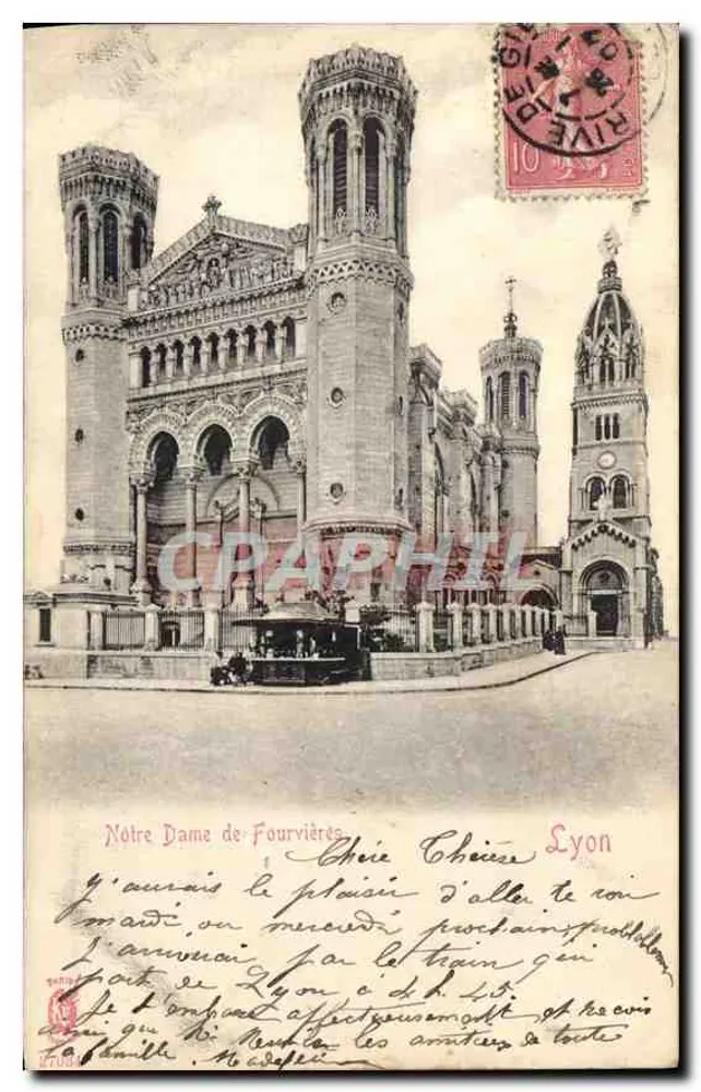 Nossa Senhora de Fourvières — Lyon — editor não identificado - Frente