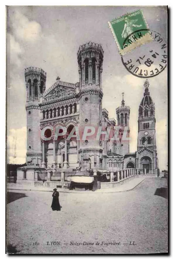 LYON — Notre-Dame de Fourvière — LL. n°180 - Frente