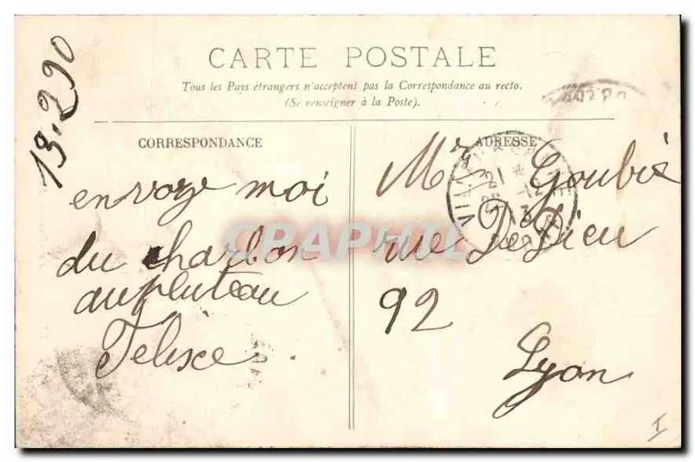 LYON — Notre-Dame de Fourvière — LL. n°180 - Verso