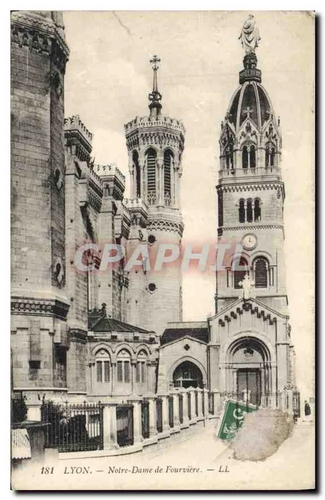 LYON — Notre-Dame de Fourvière — éditeur LL, n° 181 - Frente